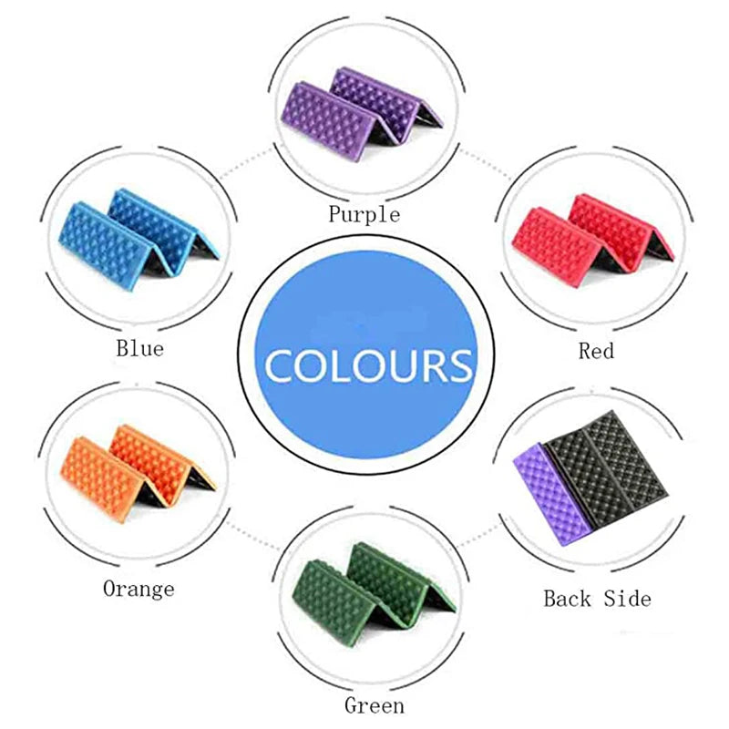Waterproof Camping Foam Seat Pad – Lightweight Outdoor Cushion for Hiking, Backpacking, Picnic, Trekking & Stadium Use