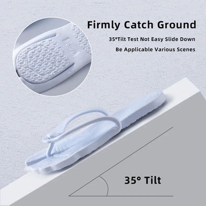 Folding Travel Slippers – Anti-Skid Bath & Beach Flip-Flops for Couples