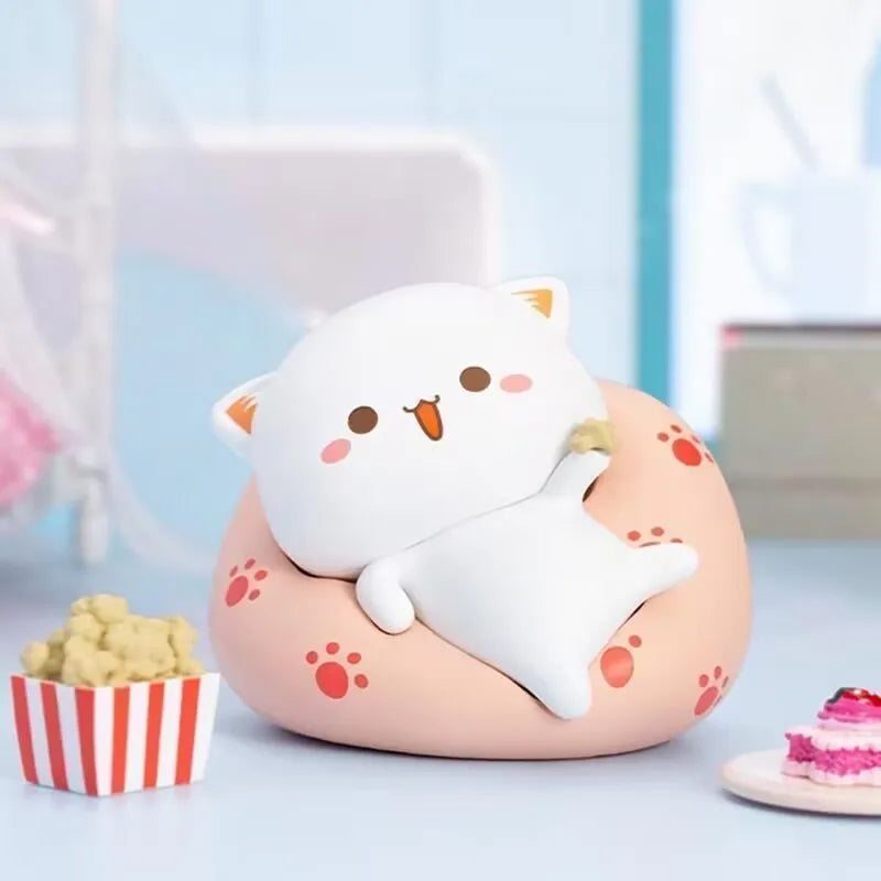 Kawaii Mitao Cat Season 2 Lucky Cat Blind Box - Cute Cartoon Collectible Figures for Home Decor, Holidays, and Gifts