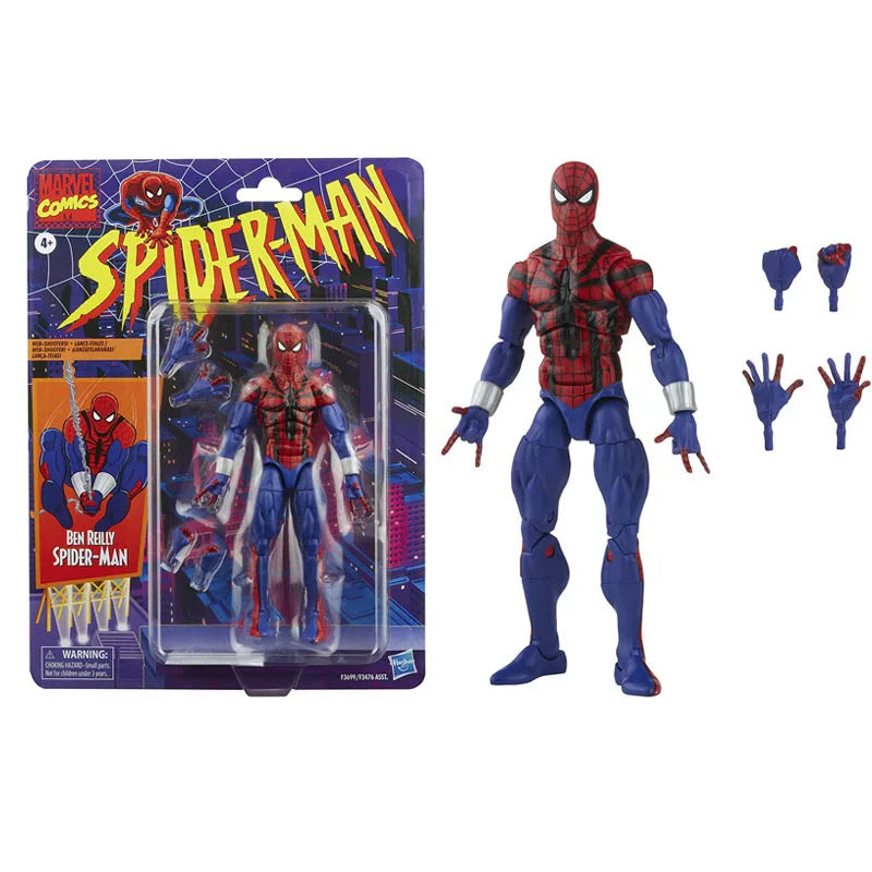 Spider-Man Venom Action Figure - 1/12 Scale Spider-Punk Carnage 2099 Deadpool Gwen Kraven Model Toy Gift