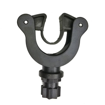 Rowing Inflatable Boat Kayak Paddle Holder Clip – Track Mounted Oar Grip Supporter, SUP Leash Plug Adapter