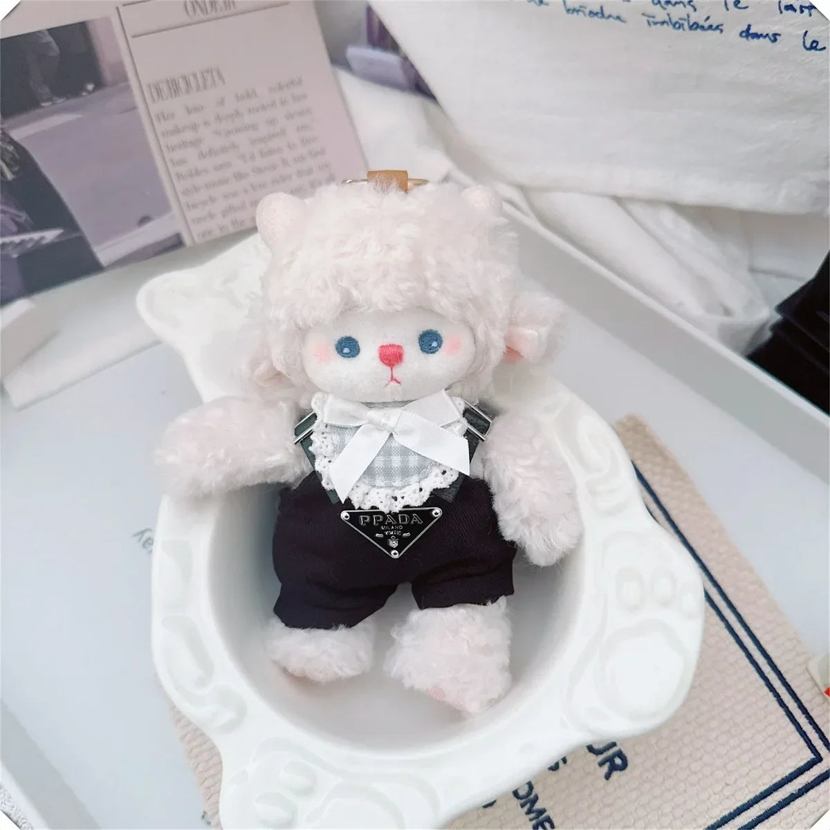 17cm Labubu Mini Doll Outfit Set - Hat, Clothes & Shoes for Labubu II Sitting Party Game Accessories