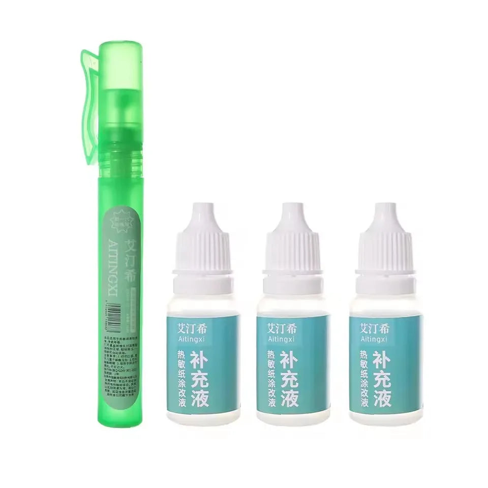 Privacy Protection Spray Pen for Thermal Paper – Portable Data Eraser & Correction Fluid for Receipts, Shipping Labels & Personal Information