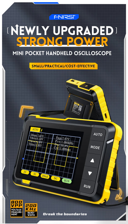 FNIRSI DSO510 DSO152 DSO153 Mini Handheld Digital Oscilloscope | 2-in-1, 48MS/s, 10MHz Bandwidth for Electronic Repair