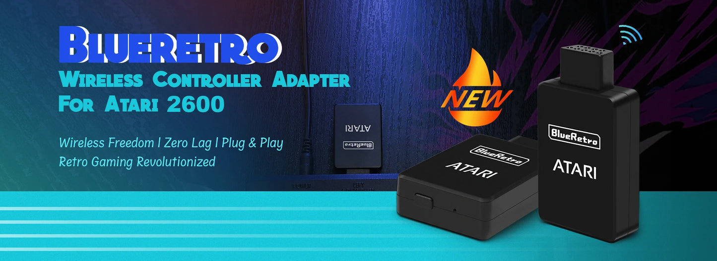 RetroScaler BlueRetro Wireless Controller Adapter – SMS Sega Master System Console Compatible