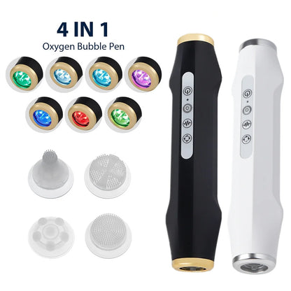 Portable Oxygen Bubble Facial Machine – CO2 Bubble Pen for Aqua Skin Cleansing and Spa Beauty Care
