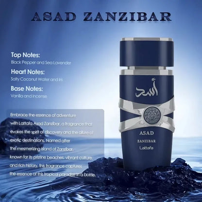 100ML Moi Tous Asad Perfume - Long-Lasting Fresh Light Fragrance, Unique Aromatic Scent for Men and Women, Casual Date Gift