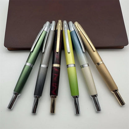 Jinhao 10 Limited Edition Gradient Fountain Pen — Retractable Press, EF/F Nib with Ink Converter, Writing Gift Pen