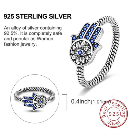 925 Sterling Silver Rings - Bow, Heart, Sun, Moon & Star Zircon Jewelry for Women, Birthday & Anniversary Gift