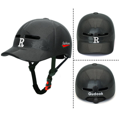 GUDOOK Cycling Helmet - Adjustable Baseball Cap Style Bike Helmet for Adult Road & Mountain Cycling