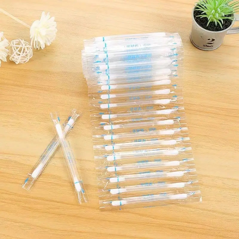10% Povidone-Iodine Antiseptic Swabs – Extra-Strength Cotton Sticks for Wound Care and First Aid