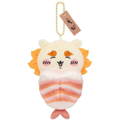 Chiikawa Sushi Series Plush Pendant – Hachiware, Usagi, Caviar, Flying Squirrel & Sea Otter Bag Hanging Doll Gift