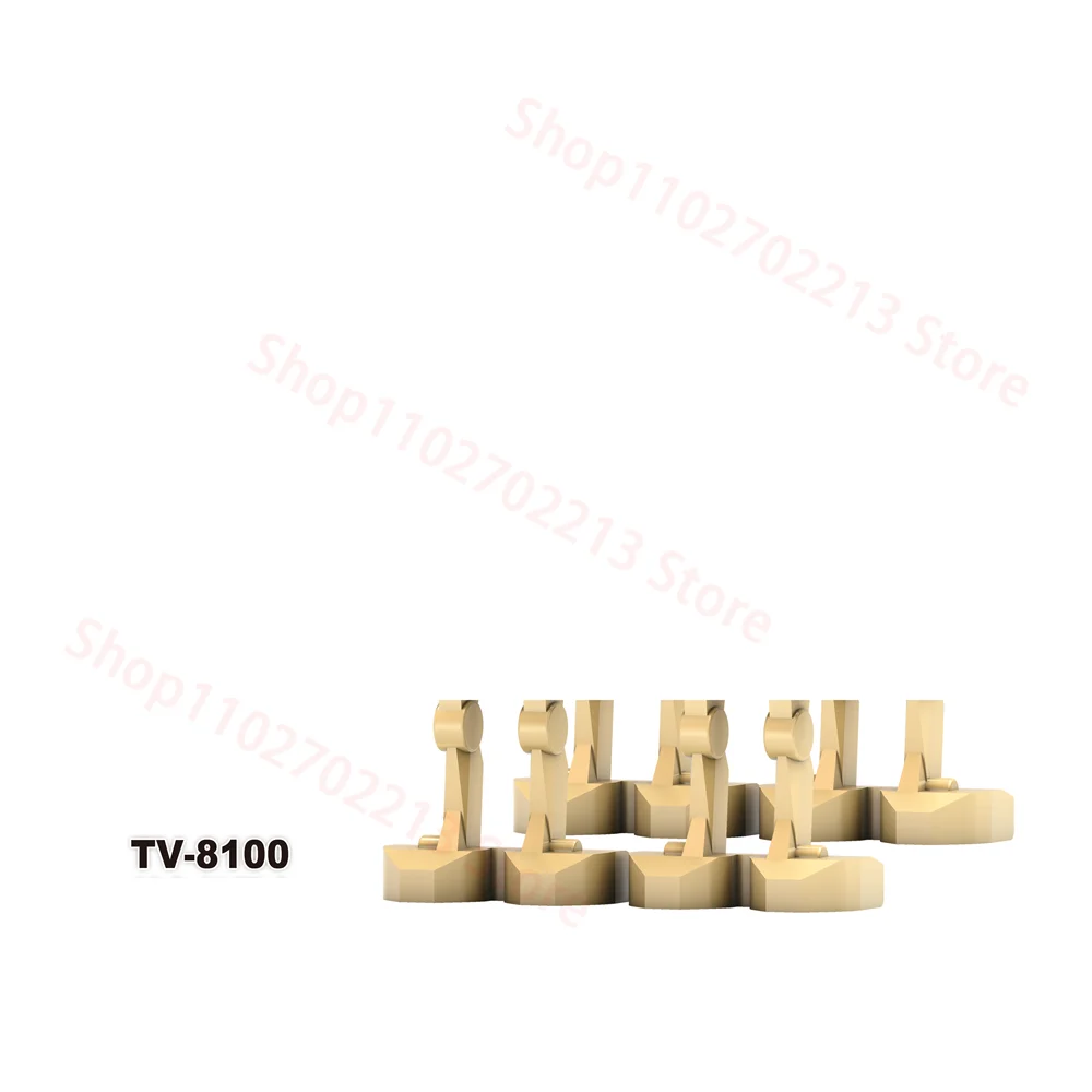 Mini Figure Statue Ornament - Small Building Block Sculpture Educational Toy for Kids & Collectors