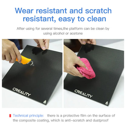 Creality Ender 3 Tempered Glass Bed — Upgraded 3D Printer Build Surface 235x235x4mm for Ender 3/3 Pro/3 V2