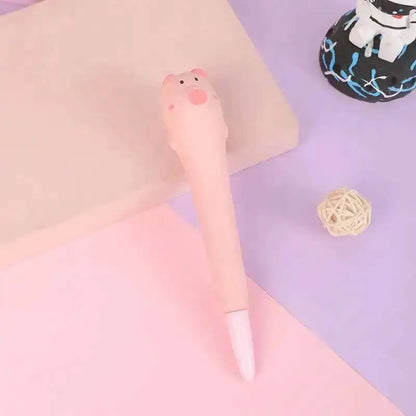 Lytwtw’s Cute Kawaii Soft Gel Pen – Creative Cartoon Stress Relief Pen for School and Office Supplies