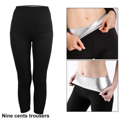 Women’s Sauna Sweat Suit Shorts – Waist Trainer Body Shaper with Pockets for Fitness, Gym & Weight Loss