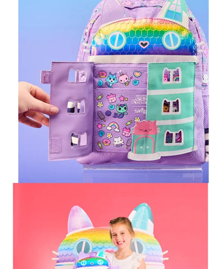 New Australia Smiggle Gabby Schoolbag Set – Girls Shoulder Backpack with Meal Bag, 14-Inch, Perfect Semester Gift