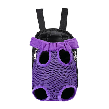 Pet Dog & Cat Carrier Backpack – Camouflage Mesh Outdoor Travel Bag with Breathable Shoulder Straps for Small Pets