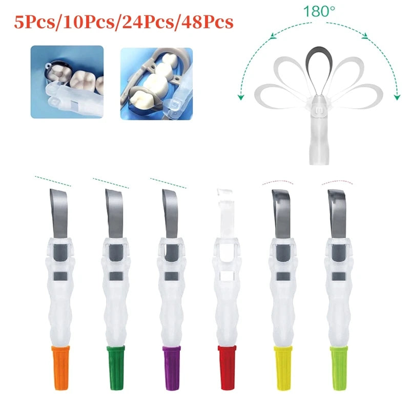 Preformed Dental Matrix Bands – Adjustable Sectional Matrix System for Crowns