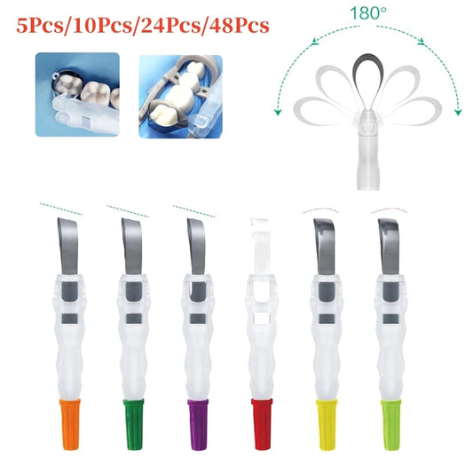 Preformed Dental Matrix Bands – Adjustable Sectional Matrix System for Crowns