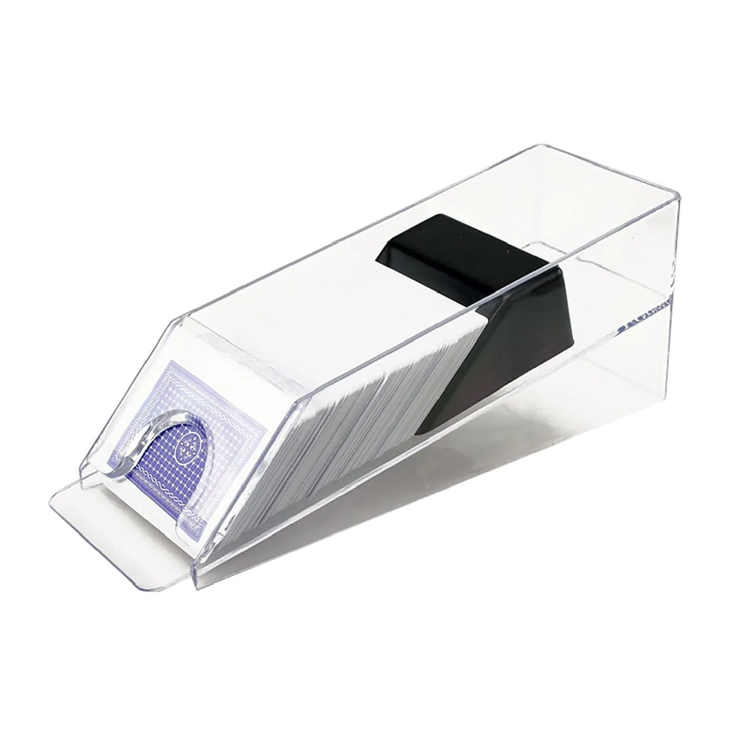 Deluxe 4-Deck Poker Shoe – Playing Card Dealing Game Accessory for Casino, Home & Garden Decor