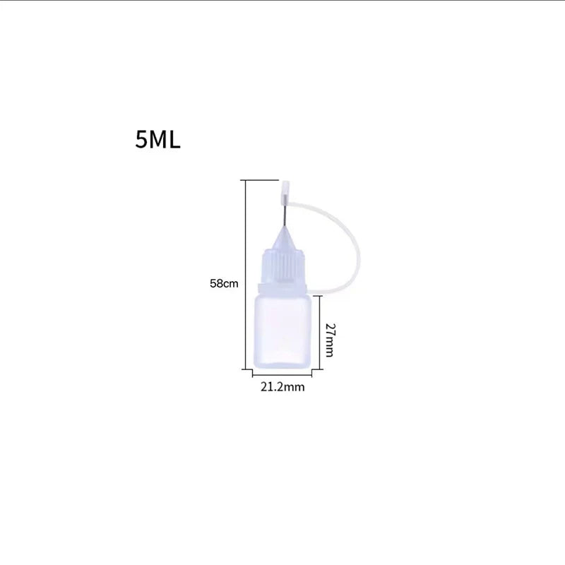 50ML Plastic Liquid Alcohol Dispenser Bottle for Rosin, Solder Flux Paste, PCB Cleaning & Welding Repair Tools