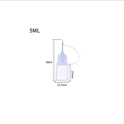 50ML Plastic Liquid Alcohol Dispenser Bottle for Rosin, Solder Flux Paste, PCB Cleaning & Welding Repair Tools
