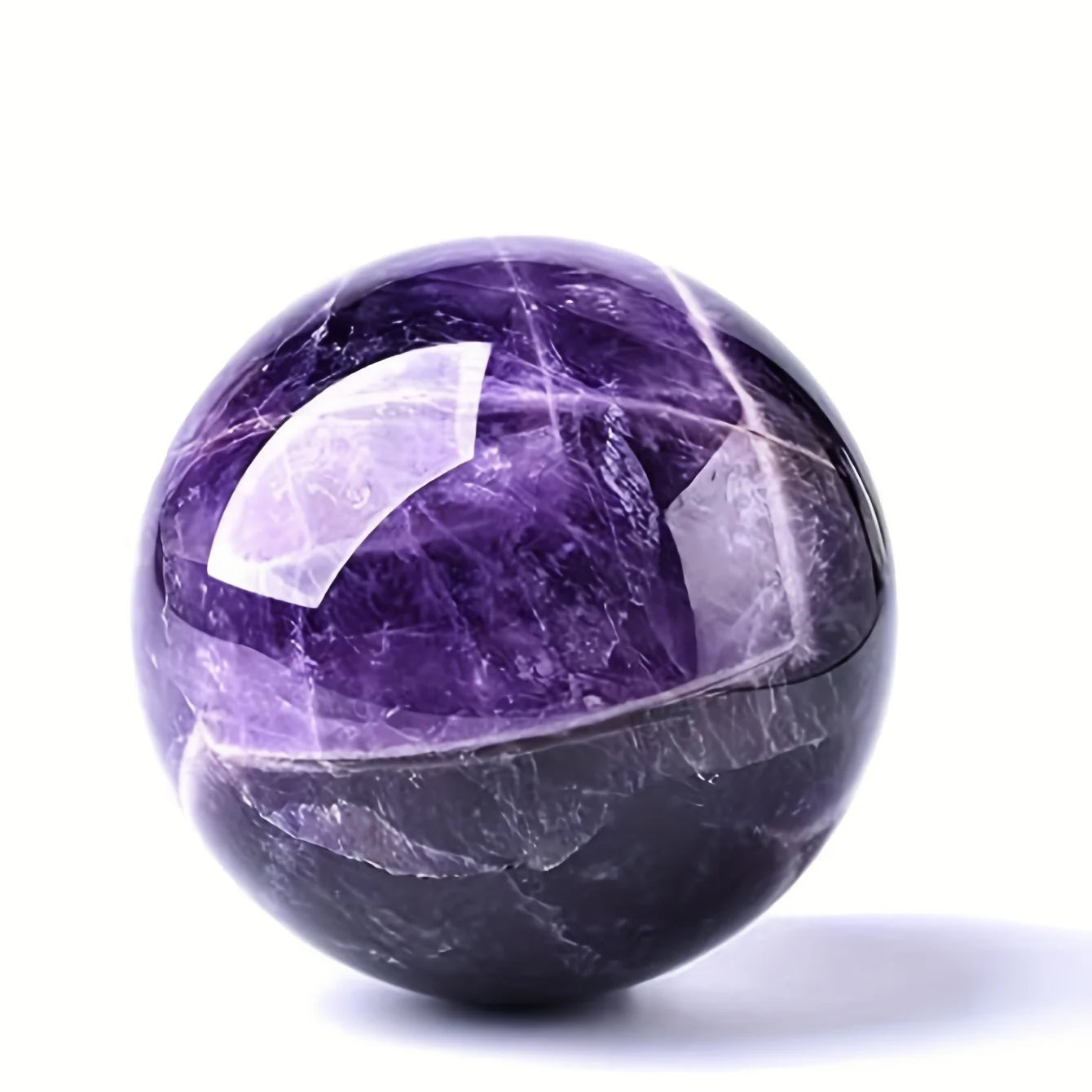 5PCS Natural Amethyst Healing Crystal Gems – Energy Stones for Yoga & Home Decor