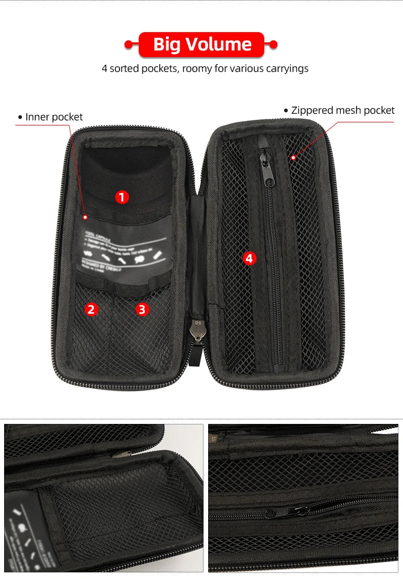 Deemount Bicycle Tool Storage Box – Bottle Cage Mount Case for Bike Repair Kits, Glasses & Keys