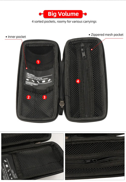 Deemount Bicycle Tool Storage Box – Bottle Cage Mount Case for Bike Repair Kits, Glasses & Keys