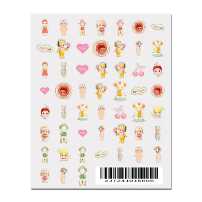 S-Sonnies Angels 3D Nail Art Sticker – 1PCS Adhesive Cartoon Decal for Manicure Design