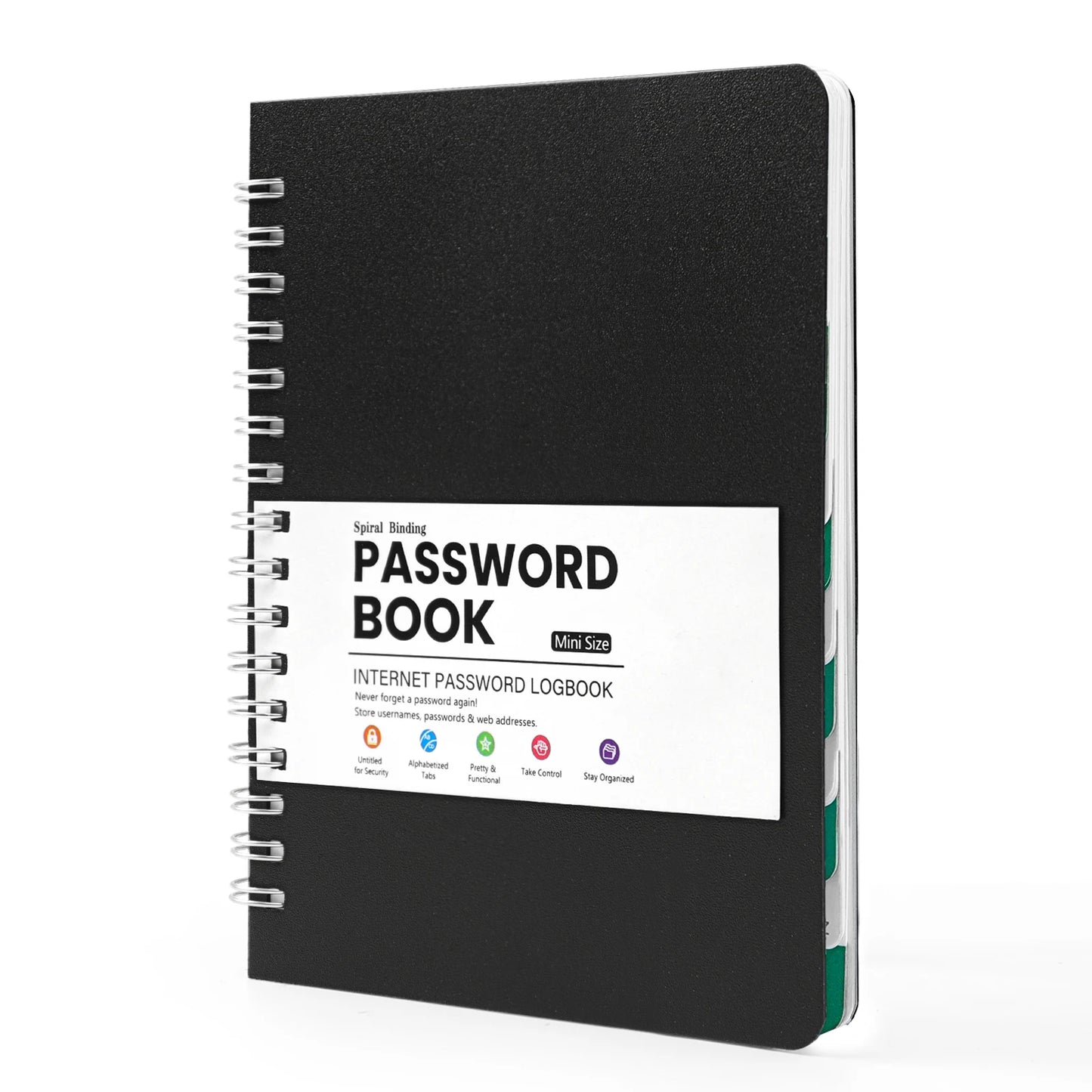 Mini A6 Password Book Notebook – Pocket-Sized Organizer, Diary & Logbook for Office, School & Personal Use