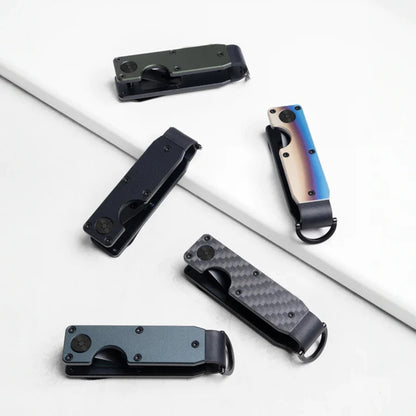 Compact Metal Key Organizer – Minimalist Key Case Holder for 2-6 Keys, Secure Keychain
