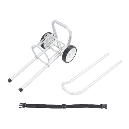 Oxygen Cylinder Cart Dolly with Adjustable Handle – Portable Oxygen Tank Trolley for Easy Transport