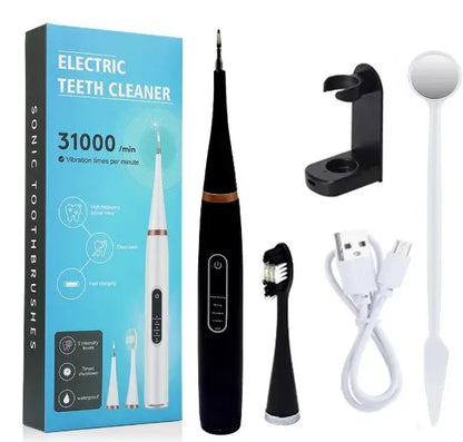 Electric Sonic Toothbrush 3-in-1 – Tartar Remover, Teeth Whitening, USB Rechargeable with Replaceable Brush Head