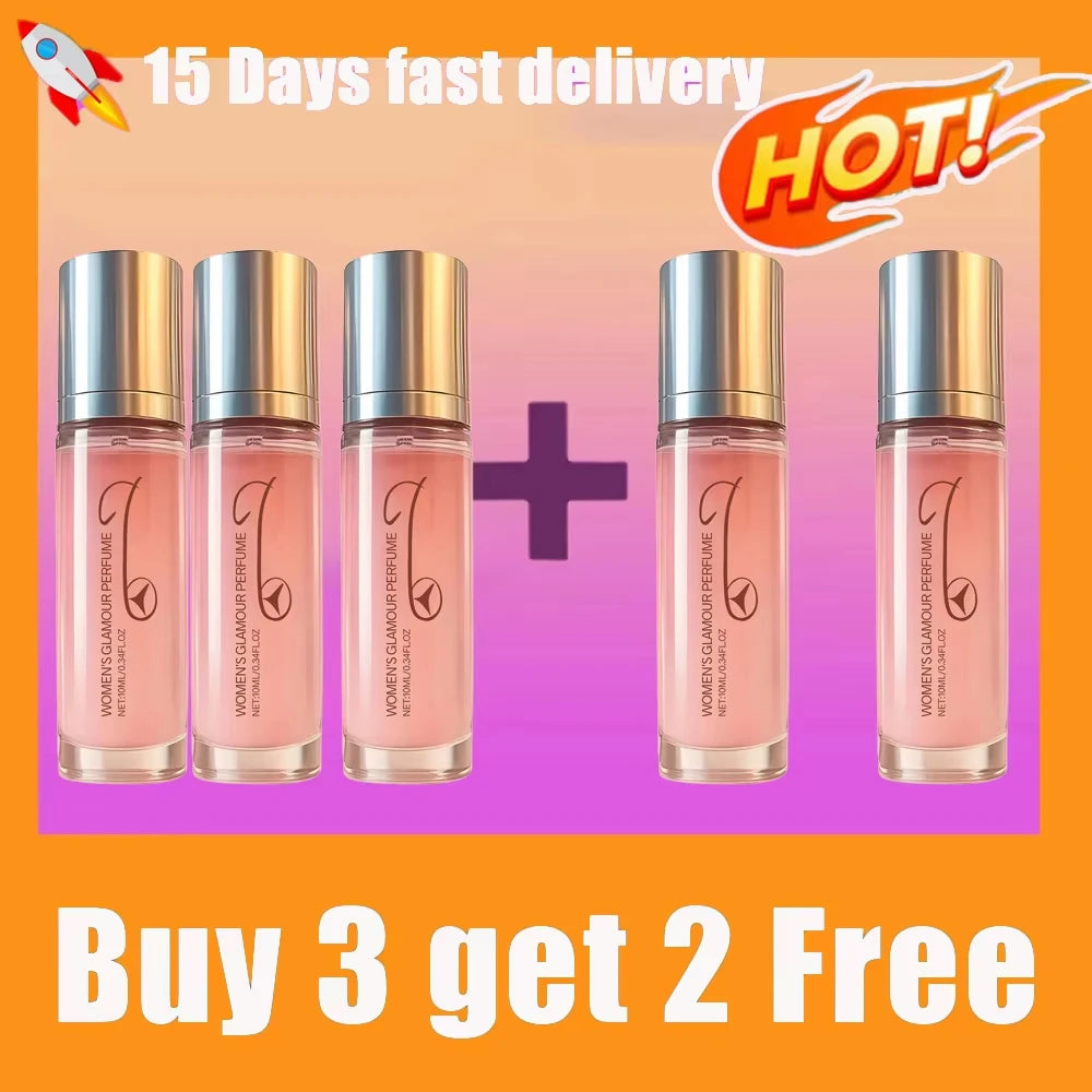 Women’s Rose Perfume Rollerball - Portable Long-Lasting Fresh Floral Fragrance for Daily Wear & Gift