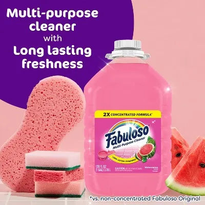 Watermelon Multi-Purpose Cleaner - 2X Concentrated Floor & Household Cleaning Formula, 56 Oz