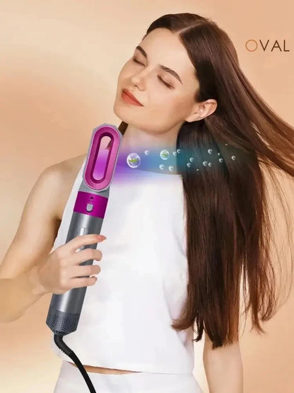 5-in-1 Hair Dryer Multi Styler – Curling Iron, Hair Straightener, Hair Brush & Dryer All-in-One Tool