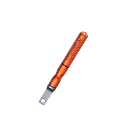 Wilderness Survival Flint Kit – Portable Magnesium Fire Starter with Wooden Handle for Camping & Outdoor
