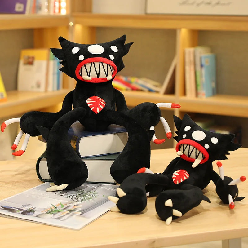 Soft Black Spider Plush Toy — Creative Monster Stuffed Animal Gift for Kids, Pets & Boyfriends
