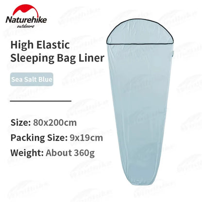 Naturehike Sleeping Bag Liner - Ultralight High-Elastic Travel Sheet for Camping & Hiking