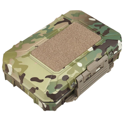 Molle Tactical Waterproof Case - Shockproof Double Sponge Protective Pouch, Lockable Battery and Mobile Phone Airsoft Vest Gear Cases