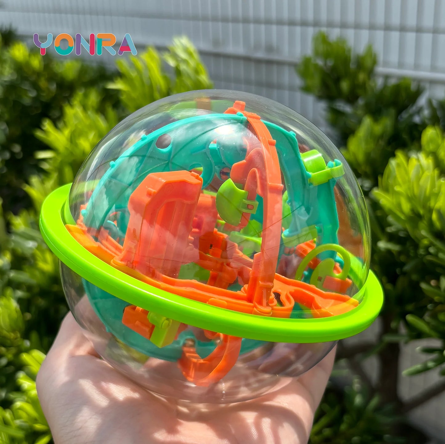 3D Puzzle Ball Maze Game - Steel Track Brain Teaser Toy with 100 Obstacles for Kids Birthday Gift