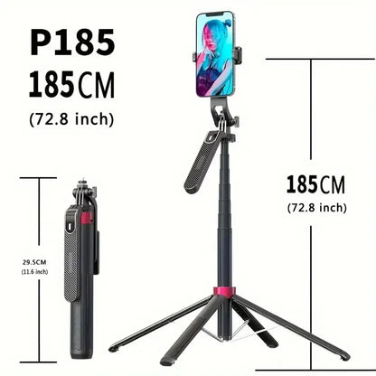 Portable Camera Tripod with Wireless Remote - 360° Rotation for Video Recording & Live Streaming