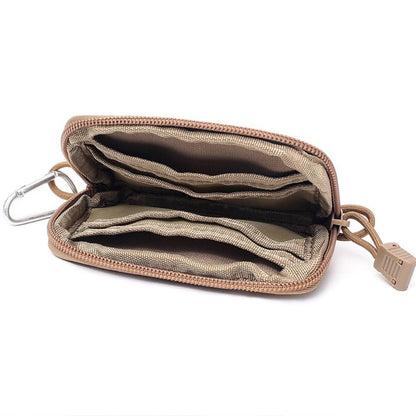 Waterproof Tactical EDC Waist Bag – Camping Travel Pouch with Key Holder, Card Slots & Coin Wallet