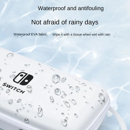 Data Frog Switch OLED/LITE Handheld Storage Bag: Nintendo Switch Portable PU Carrying Case - Protection Travel Bag