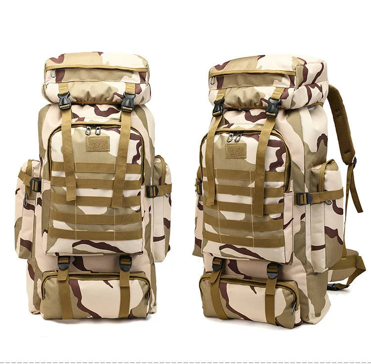Men’s Outdoor Camouflage Backpack – Large Waterproof Military, Travel & Hiking Backpack