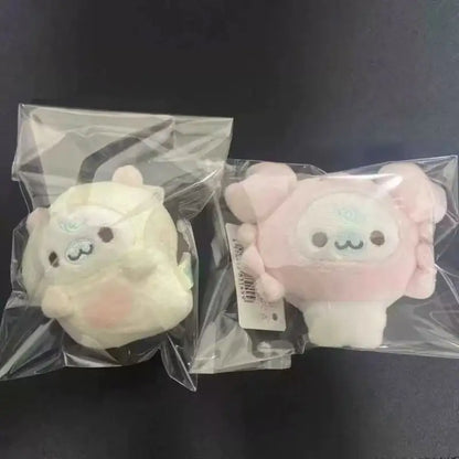 Cute Plush Seal Keychain - Furry Cartoon Bag Charm Pendant for Backpacks, Books & Gift Accessories