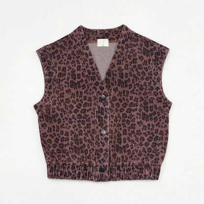 AW26 Denim Leopard Kids Clothing Collection - Boys Girls Dress Skirt Shirt Vest and Overalls Fashion Set