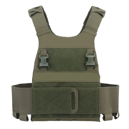 FCPC Tactical Vest Ferro – Lightweight Folding Airsoft Plate Carrier with Breathable Design, Portable Hunting Mag Pouch & Army Equipment